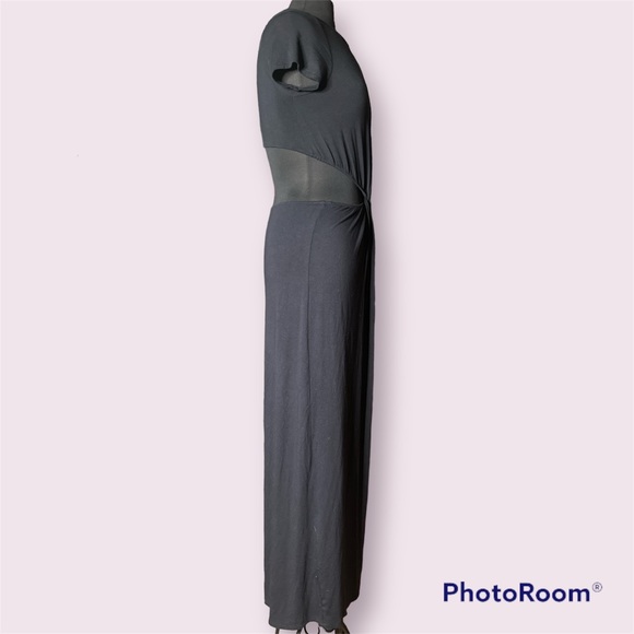 Blue Life Black Cutout Maxi Dress Size S - Picture 2 of 4
